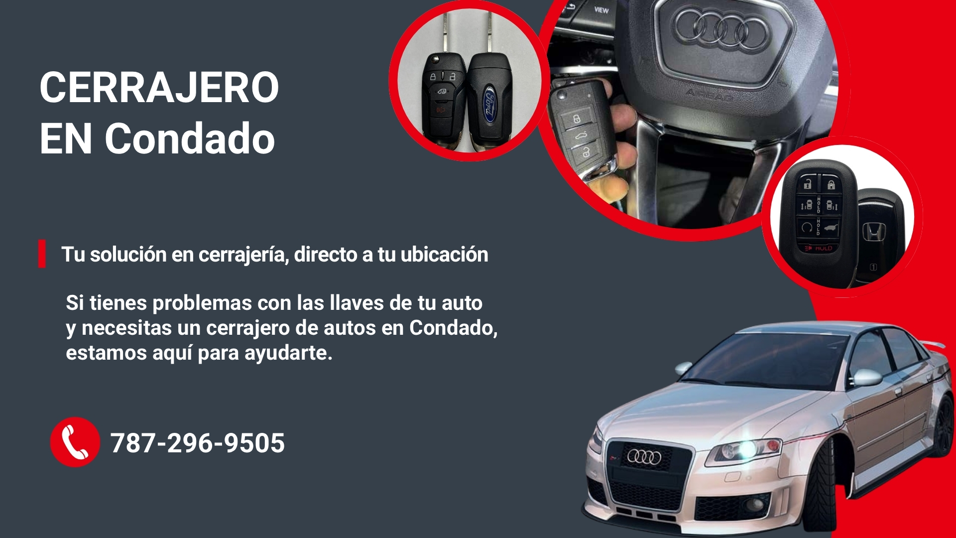 Cerrajero en Condado